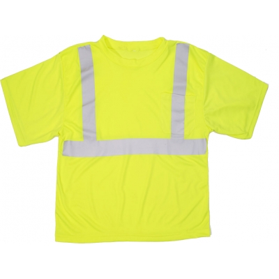 16355-2, ANSI Class 2 Lime Mesh Tee Shirt, Flagging Direct