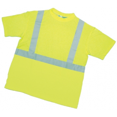 16355, ANSI Class 2 Lime Tee Shirt, Flagging Direct