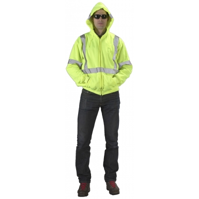 16382, ANSI Class 3 Lime Hoodie, Flagging Direct